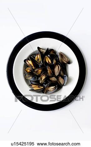 Stock Photography - Bowl of moules marinaire. Fotosearch