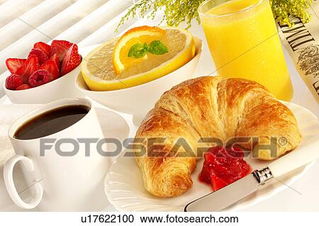 Stock Image - Breakfast table. Fotosearch