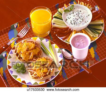 Stock Image - Childrens Party Food. Fotosearch