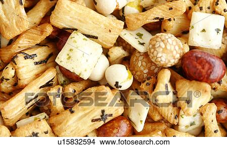 Chinese savoury snacks View Large Photo Image Picture - Chinese savoury snacks. Fotosearch