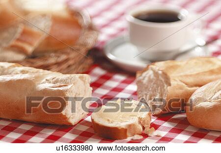 Stock Image - Continental breakfast. Fotosearch