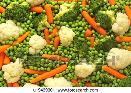 Cooked Vegetables Carrots Peas Cauliflower And Broccoli - Non Exclusive View Large Photo Image Stock Image - Cooked Vegetables Carrots Peas Cauliflower And Broccoli - Non Exclusive. Fotosearch