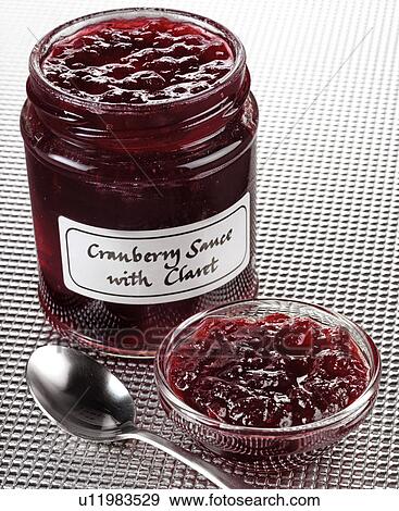 Stock Photo - Cranberry Sauce - Non Exclusive. Fotosearch