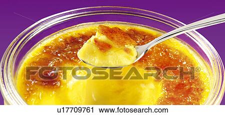Stock Image - Creme Brulee. Fotosearch