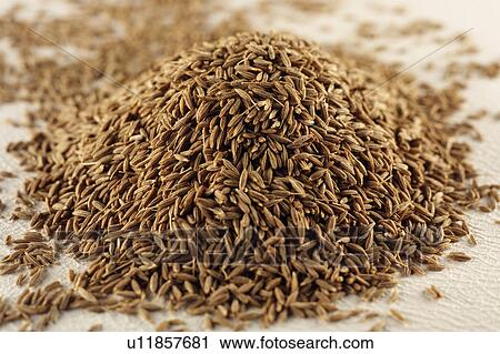 Stock Image - Cumin Seeds. Fotosearch