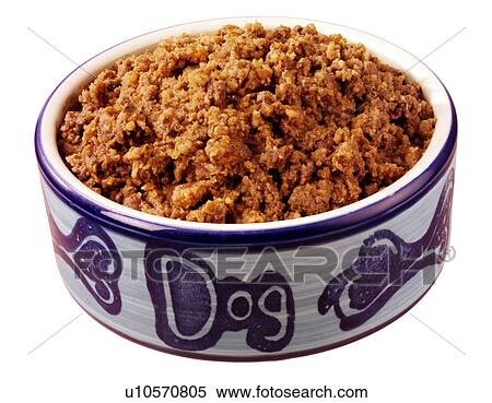 Stock Photography - Dog Food on White - Non Exclusive. Fotosearch