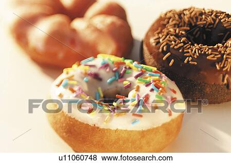 Doughnuts, party style View Large Photo Image Stock Photo - Doughnuts, party style. Fotosearch