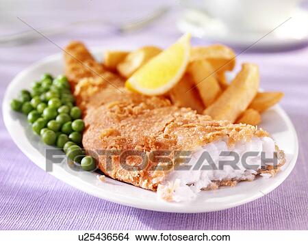 Picture - Fish And Chips - Non Exclusive. Fotosearch