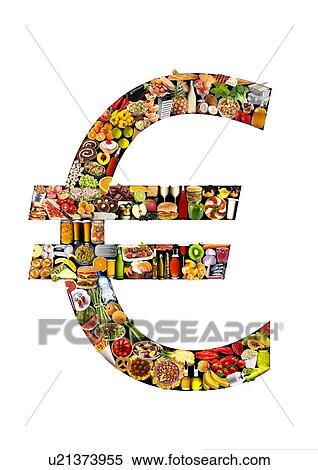 Foodfont Euro Currency Symbol on Black And White - Non Exclusive View Large Photo Image Stock Photography - Foodfont Euro Currency Symbol on Black And White - Non Exclusive. Fotosearch