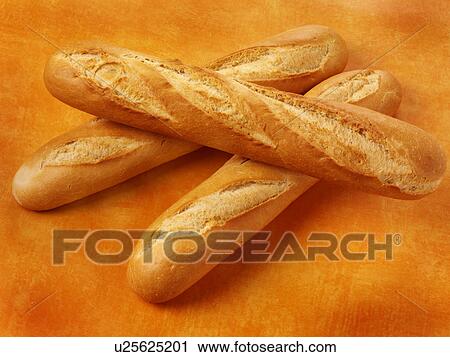 Stock Image - French Bread Baguette - Non Exclusive. Fotosearch