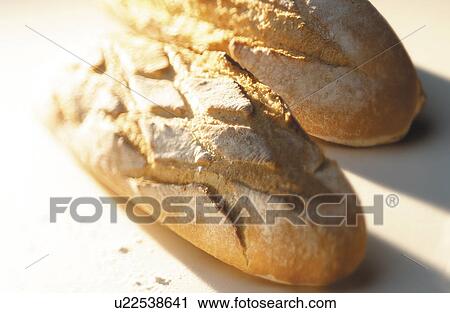 Stock Image - French loaves. Fotosearch