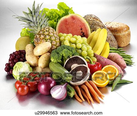 Fruit And Vegetables - Non Exclusive View Large Photo Image Stock Image - Fruit And Vegetables - Non Exclusive. Fotosearch