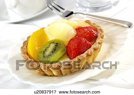 Stock Photo - Fruit tart. Fotosearch
