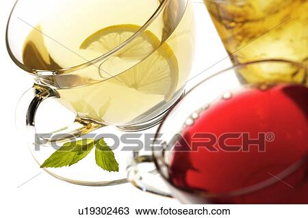 Stock Image - Fruit Teas. Fotosearch