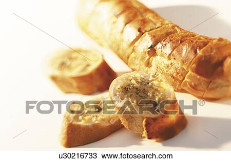 Stock Image - Garlic bread. Fotosearch