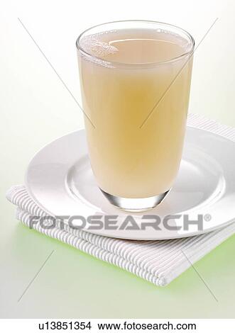 Picture - Glass Of Guanabana Juice / Sour. Fotosearch