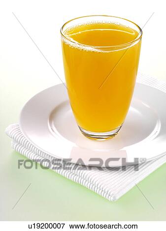 Stock Photo - Glass Of Mango Juice. Fotosearch