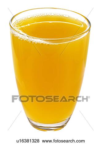 Stock Photo - Glass Of Orange Juice Cut Out. Fotosearch