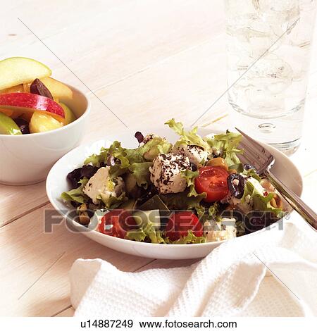 Greek Salad View Large Photo Image Stock Photo - Greek Salad. Fotosearch