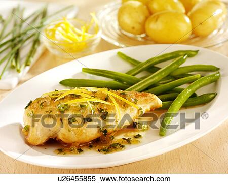 Herby Lemon Chicken - Non Exclusive View Large Photo Image Stock Photography - Herby Lemon Chicken - Non Exclusive. Fotosearch