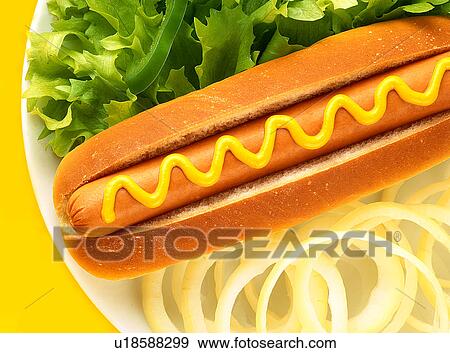 Hot dog View Large Photo Image Stock Photo - Hot dog. Fotosearch