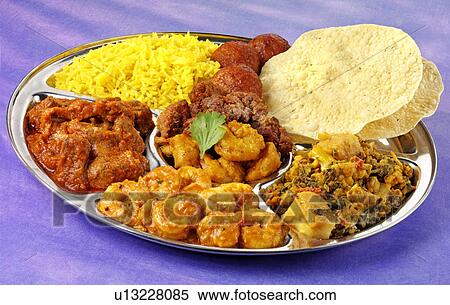 Stock Photography - Indian Thali - Non Exclusive. Fotosearch