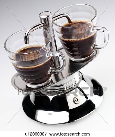 Italian Espresso Maker - Non Exclusive View Large Photo Image Stock Photo - Italian Espresso Maker - Non Exclusive. Fotosearch