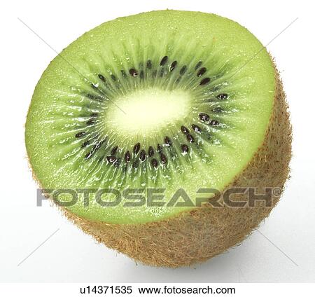 Stock Photography - Kiwi Half - Non Exclusive. Fotosearch