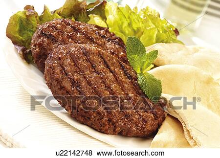 Lamb Burgers View Large Photo Image Stock Photo - Lamb Burgers. Fotosearch