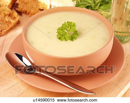 Stock Photography - Leek Soup - Non Exclusive. Fotosearch