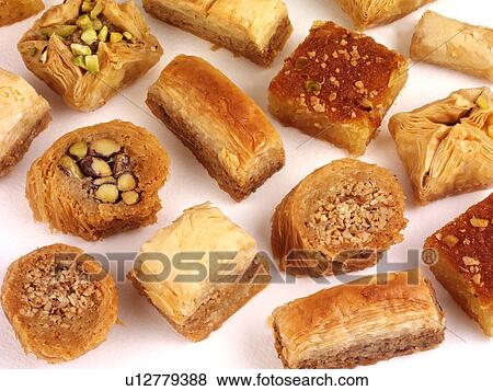 Stock Photo - Mediterranean Pastries - Non Exclusive. Fotosearch