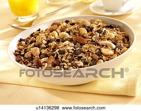 Muesli View Large Photo Image Stock Photo - Muesli. Fotosearch
