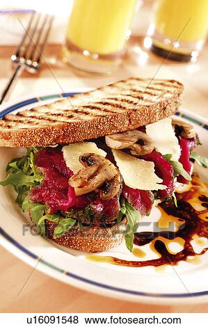 Open sandwich View Large Photo Image Stock Photo - Open sandwich. Fotosearch