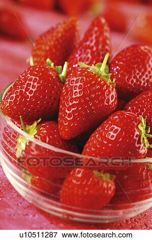 Stock Photo - Organic Strawberries. Fotosearch
