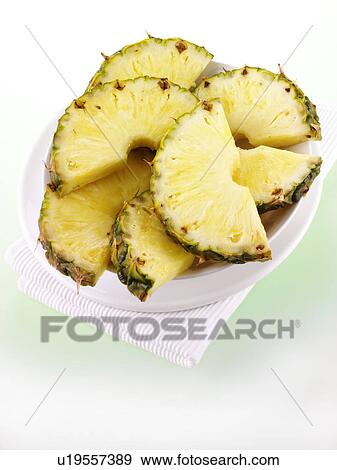 Pineapple Slices View Large Photo Image Stock Photo - Pineapple Slices. Fotosearch