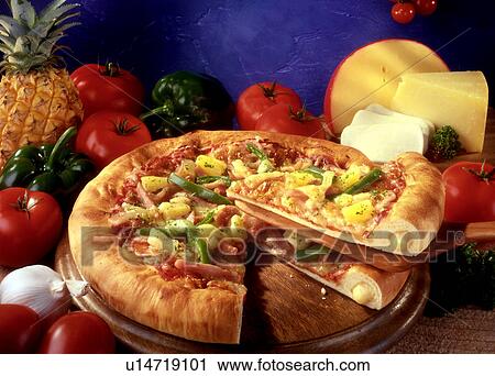 Pizza With Cheese Filled Crust - Non Exclusive View Large Photo Image Stock Image - Pizza With Cheese Filled Crust - Non Exclusive. Fotosearch