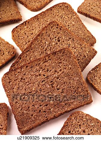 Stock Photography - Pumpernickel Bread - Non Exclusive. Fotosearch