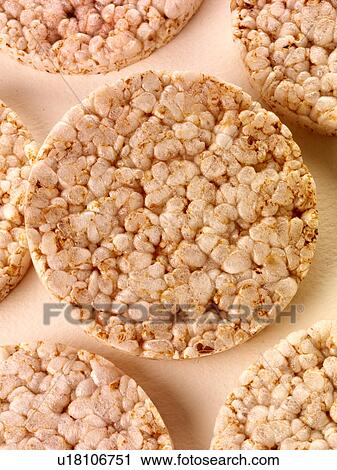 Stock Image - Rice Cakes - Non Exclusive. Fotosearch