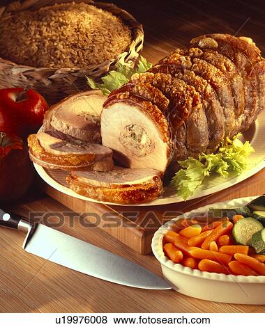 Stock Photo - Roast Pork - Non Exclusive. Fotosearch