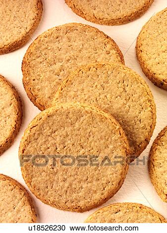 Stock Image - Scottish Oatcakes - Non Exclusive. Fotosearch