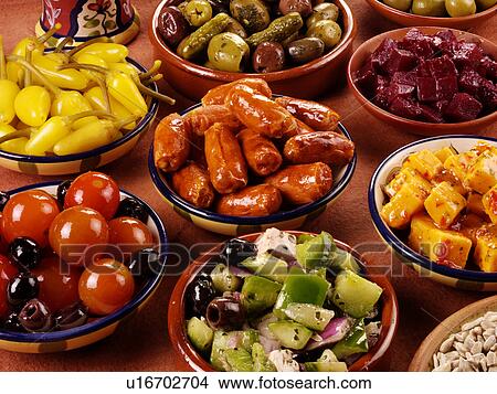 Picture - Spanish Tapas Selection - Non Exclusive. Fotosearch