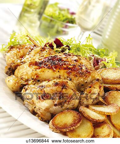 Spatchcock Chicken View Large Photo Image Picture - Spatchcock Chicken. Fotosearch