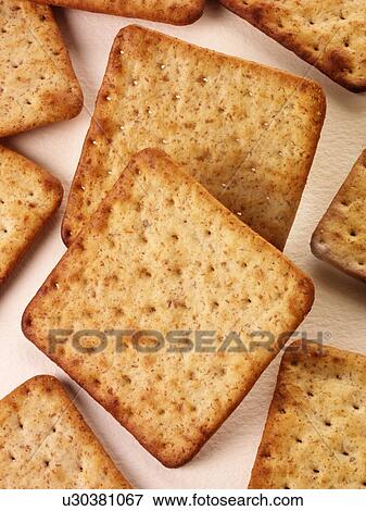 Square Wheat Crackers - Non Exclusive View Large Photo Image Stock Photo - Square Wheat Crackers - Non Exclusive. Fotosearch