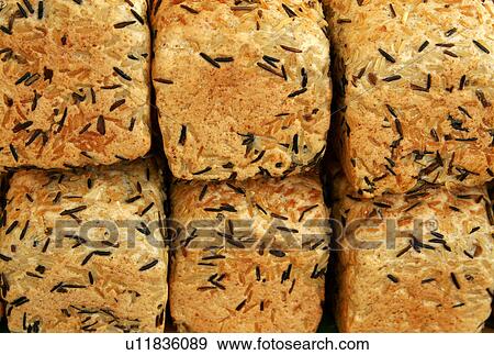 Stacks of wild rice bread View Large Photo Image Stock Photo - Stacks of wild rice bread. Fotosearch