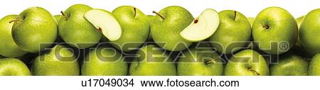 Strip Of Apples - Non Exclusive View Large Photo Image Picture - Strip Of Apples - Non Exclusive. Fotosearch