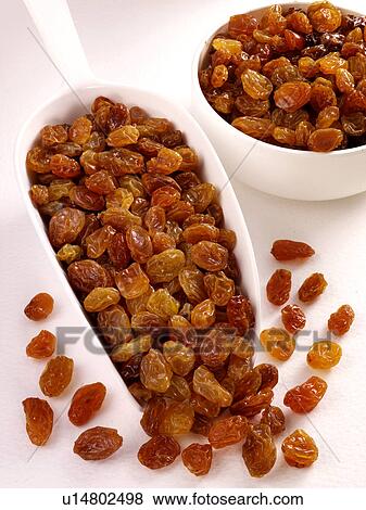 Stock Photo - Sultanas in Scoop - Non Exclusive. Fotosearch