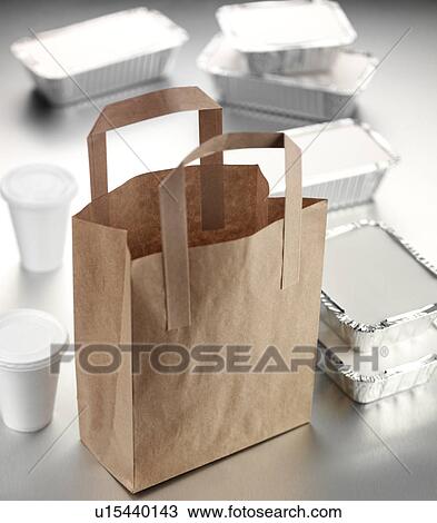 Stock Image - Take Away containers. Fotosearch