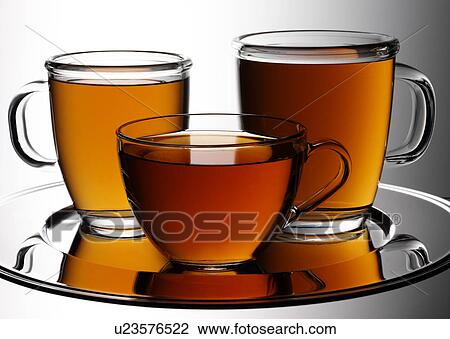 Three Teas in Glass Mugs - Non Exclusive View Large Photo Image Stock Image - Three Teas in Glass Mugs - Non Exclusive. Fotosearch