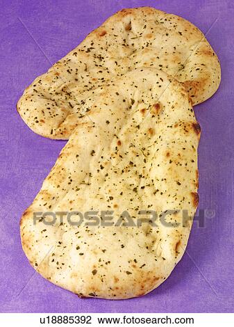 Two Naan Breads - Non Exclusive View Large Photo Image Stock Image - Two Naan Breads - Non Exclusive. Fotosearch