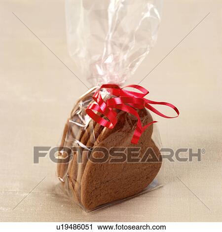 Valentines ginger heart biscuits View Large Photo Image Stock Image - Valentines ginger heart biscuits. Fotosearch